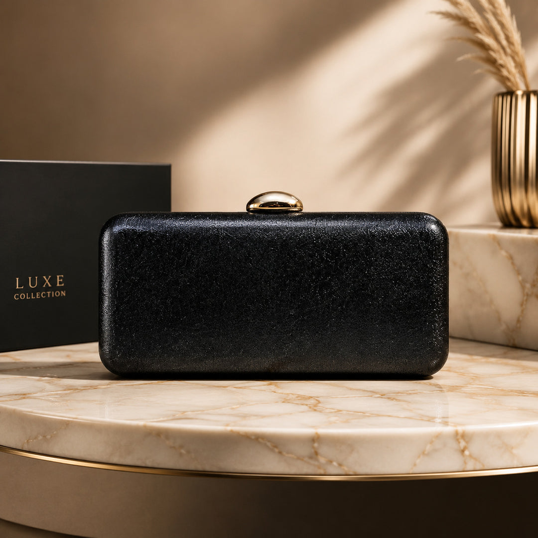 Elegante Strukturierte Clutch