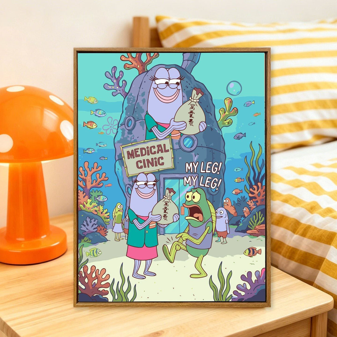 Cartoon-Themen Kunstdruck Karnz