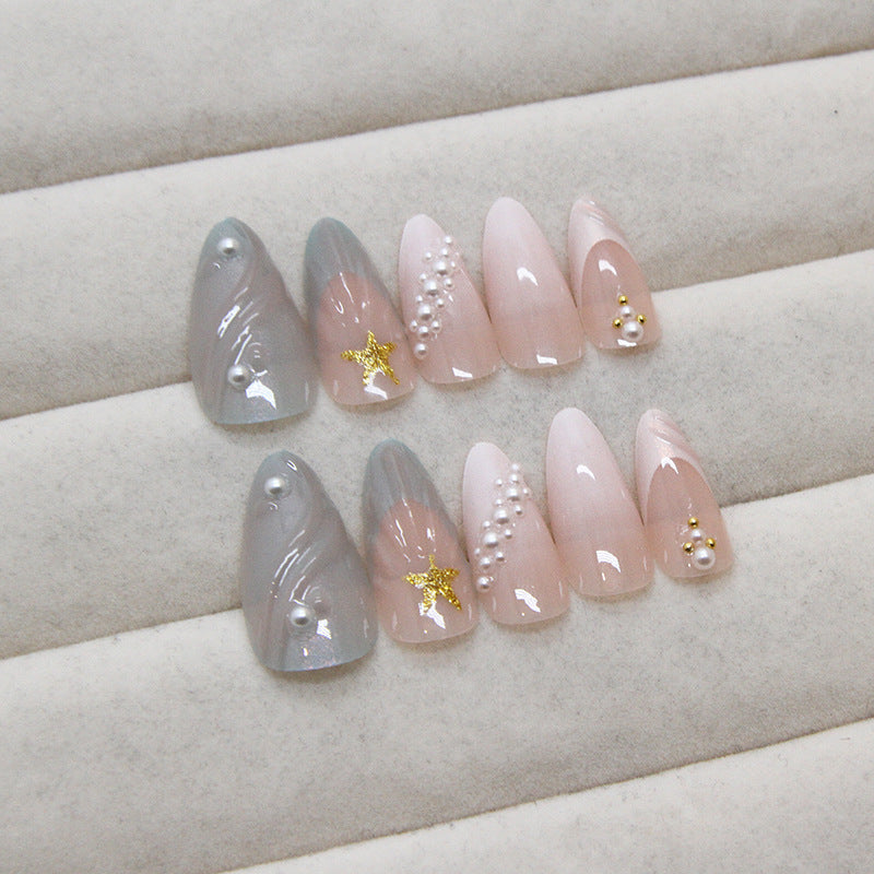 Künstlerische Gel Press-On Nagelspitzen Karnz