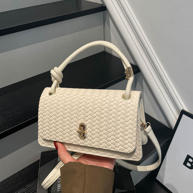 Gewebte Leder Abend-Clutch