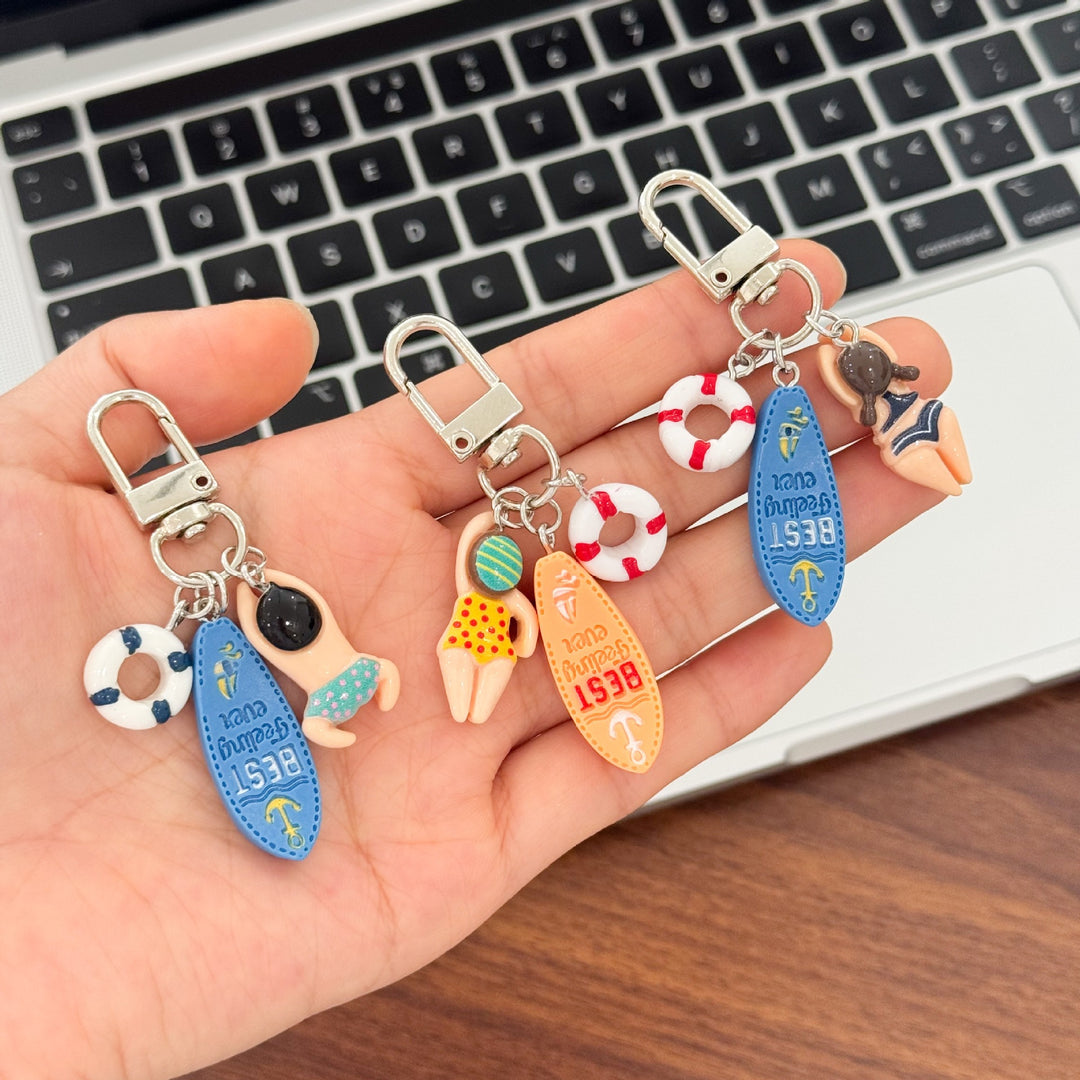 Schlüsselanhänger mit Kreativem Schwimmmotiv Karnz