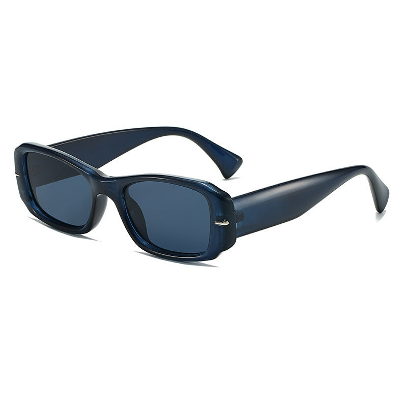 Retro-inspirierte dicke Rahmen-Sonnenbrille Karnz