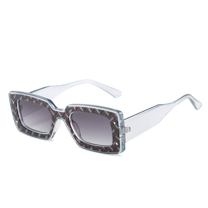 Fette geometrische Sonnenbrille Karnz