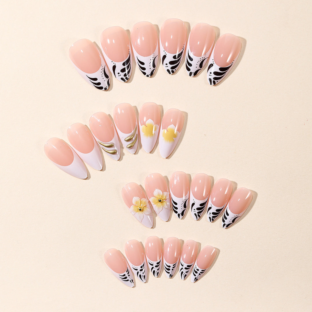 Premium Künstlerische Stiletto Nagelkunst-Set Karnz