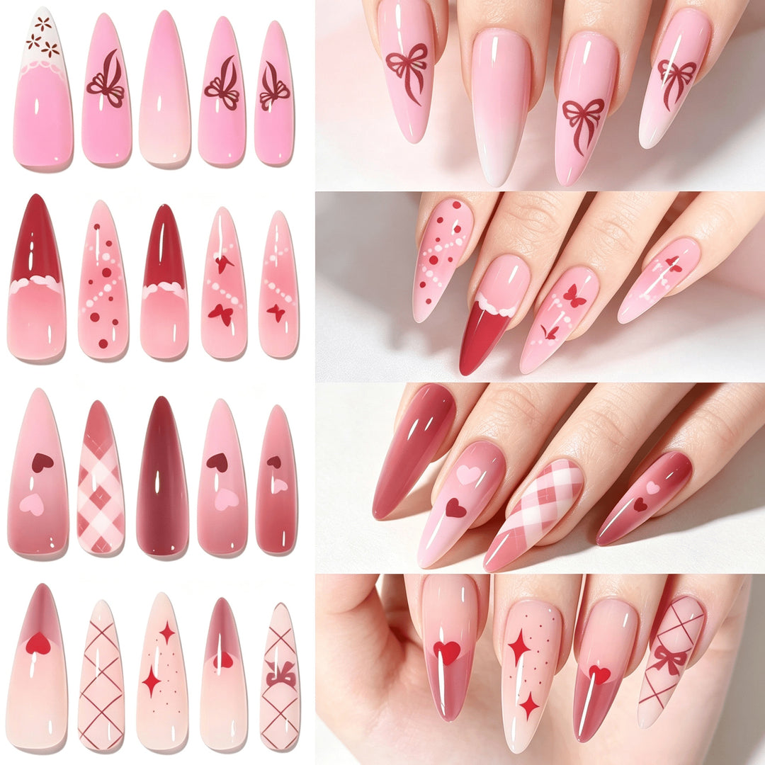 Dekoratives Press-On Nagelkunst Set Karnz 1787228515