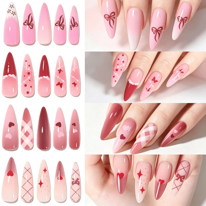 Dekoratives Press-On Nagelkunst Set Karnz 1787228515
