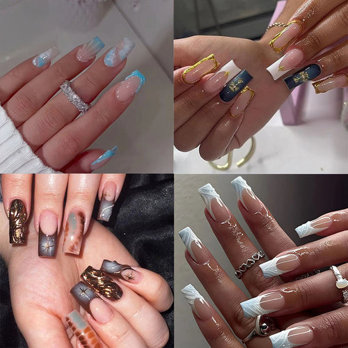Elegantes irideszentes Nageldesign Karnz
