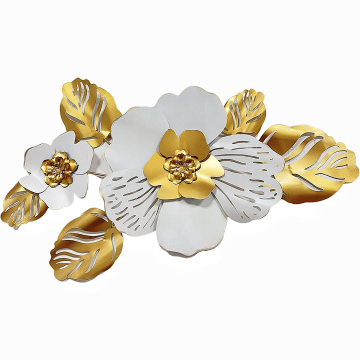 Florale Metall Wandkunstskulptur Karnz