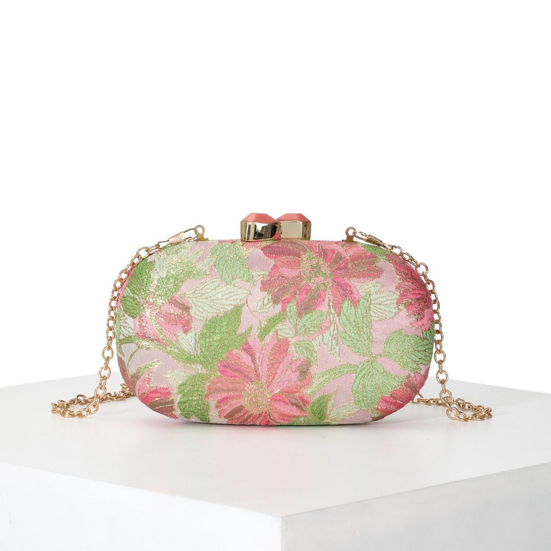 Florale Abend-Clutch