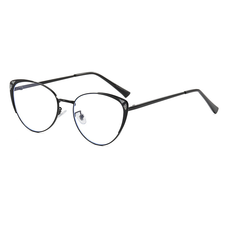 Damen Modische Cat-Eye Brille mit einzigartigem Design Karnz