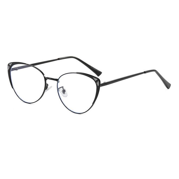 Damen Modische Cat-Eye Brille mit einzigartigem Design Karnz