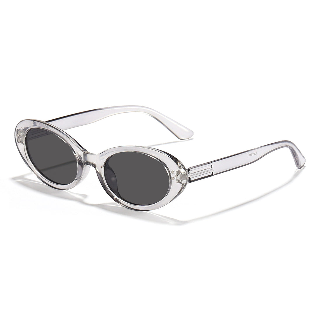 Damen modische Sonnenbrille mit elegantem, ovalem Design Karnz