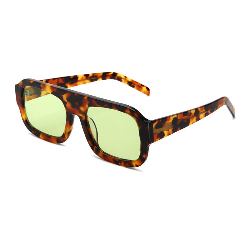 Damen quadratische Sonnenbrille aus hochwertigem Kunststoff mit polarisierenden Gläsern Karnz