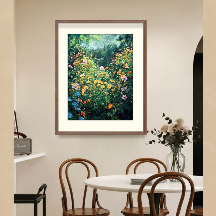 Vintage Blumen-Paar Wanddisplay