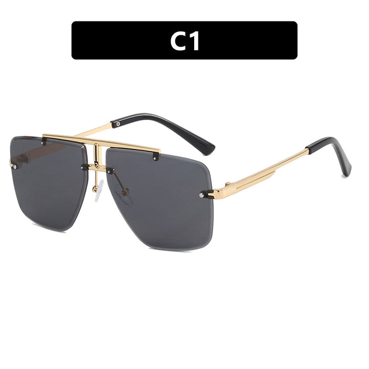 Damen quadratische Sonnenbrille im stilvollen minimalistischen Design Karnz