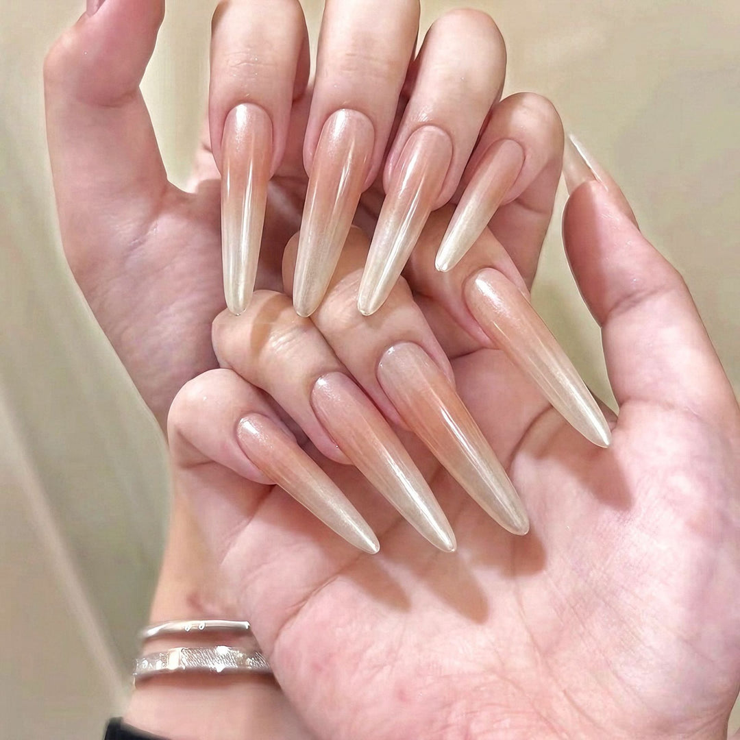 Stiletto Druck-On Nagelspitzen