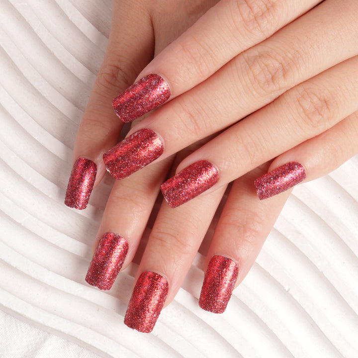 Glitzernde Acryl Drucknägel Karnz