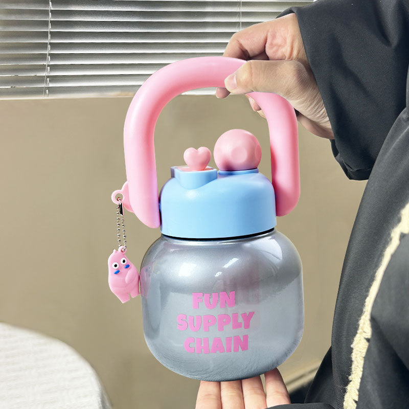 Damen Verspielte Trinkflasche mit tierischem Design Karnz