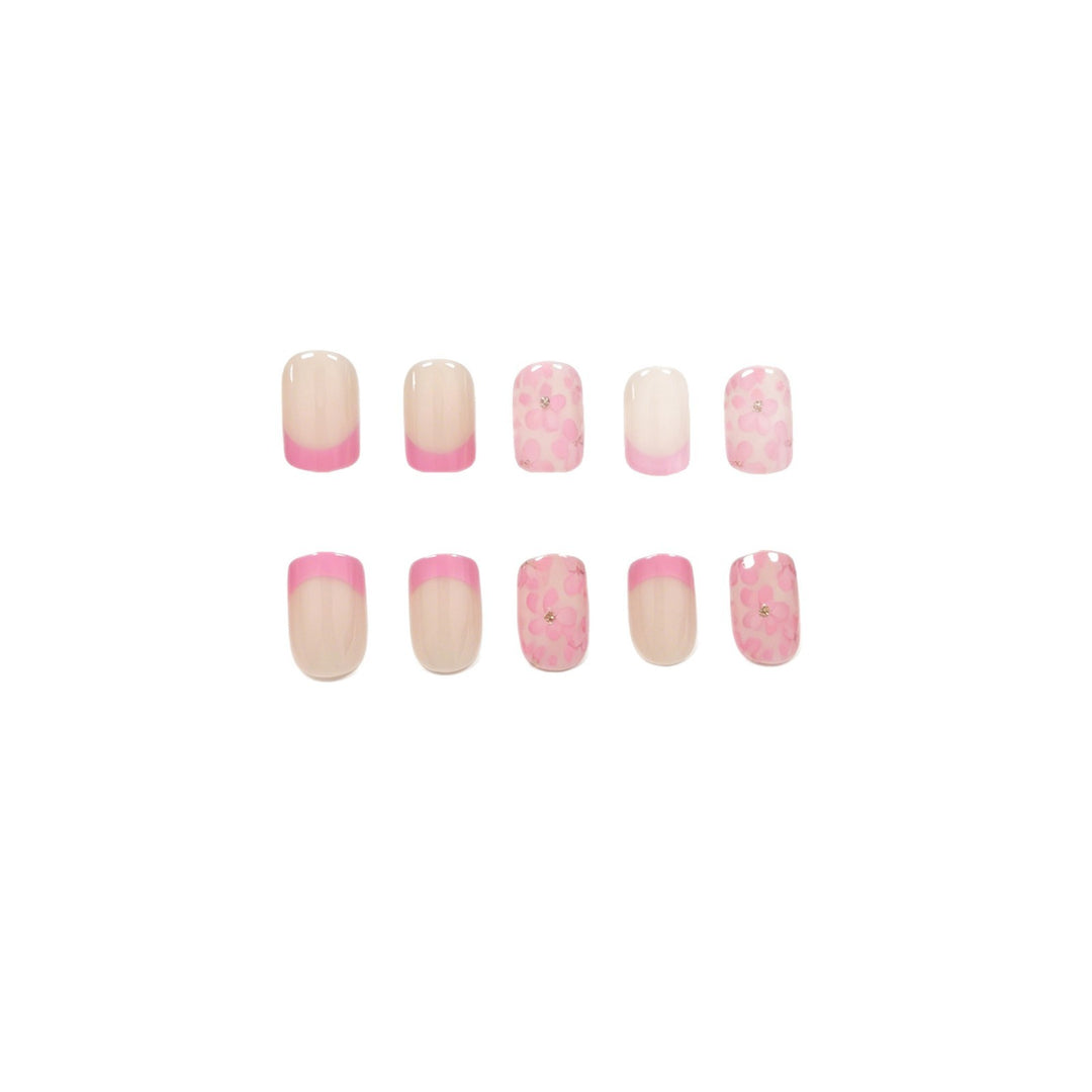 Elegantes Florales Nagelkunst Design Kit Karnz