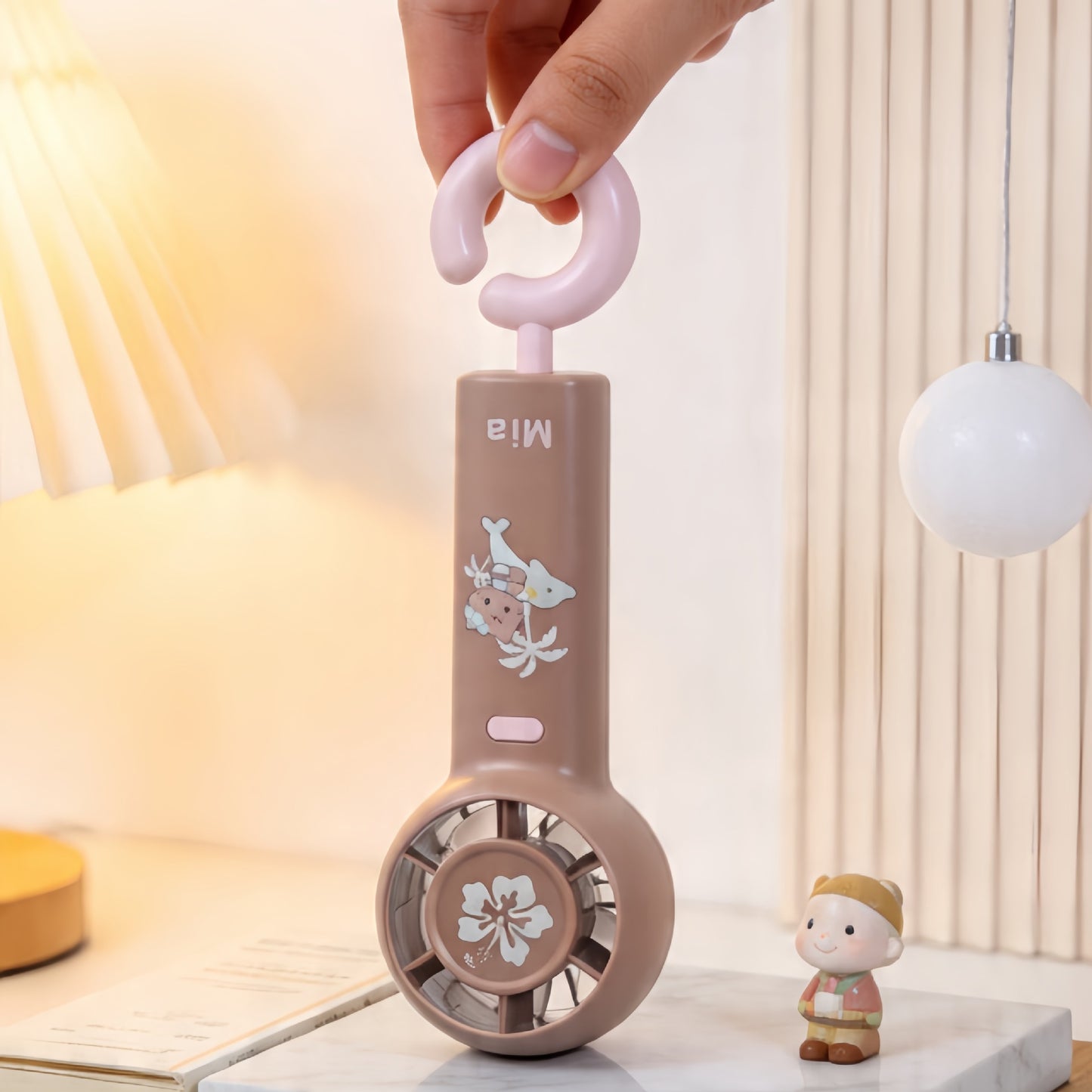 Damen Tragbarer USB Handventilator mit einzigartigem Tiermotiv Karnz