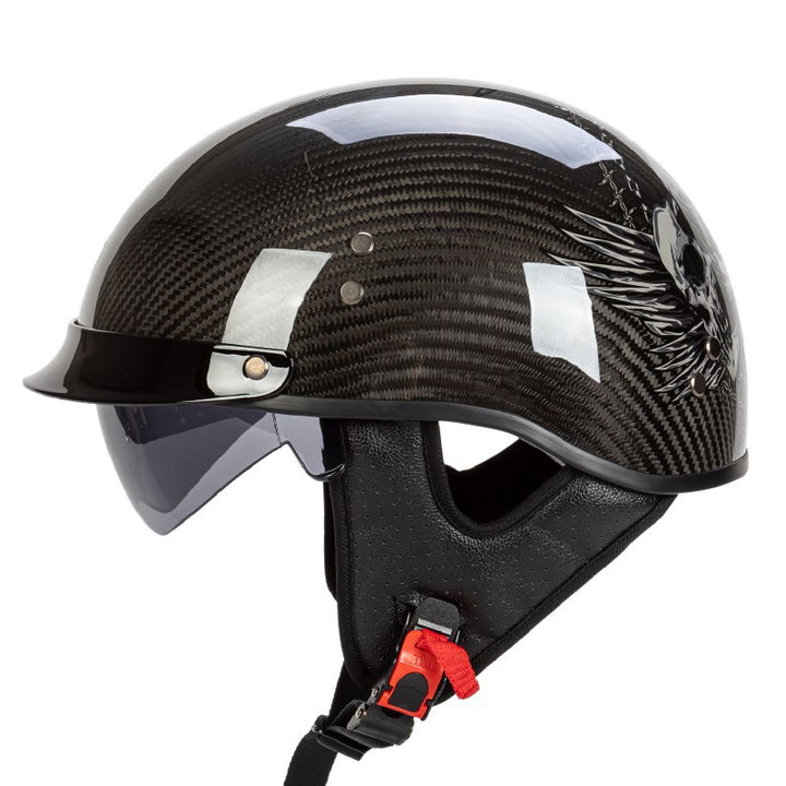 Grafisches Sicherheits-Schädel-Design Motorradhelm Karnz