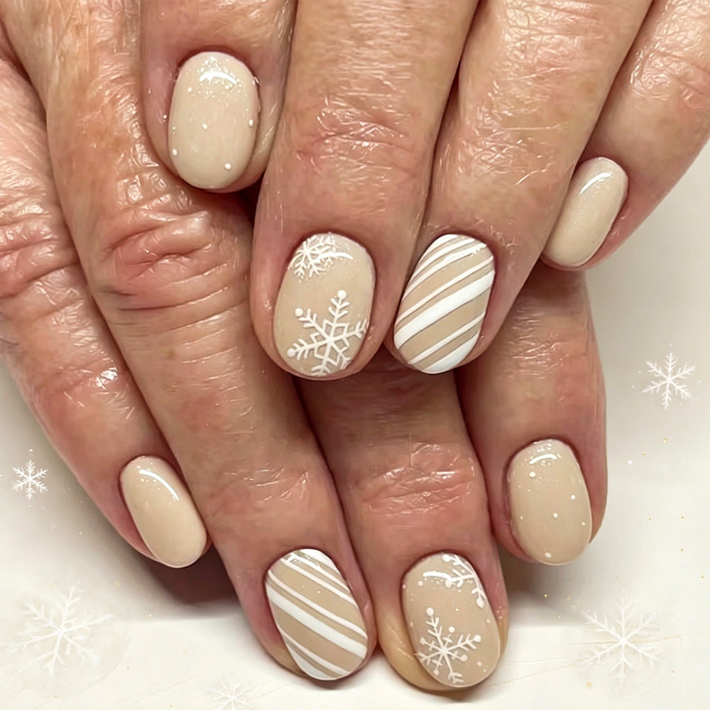 Winter-Themen Nagelkunst Karnz