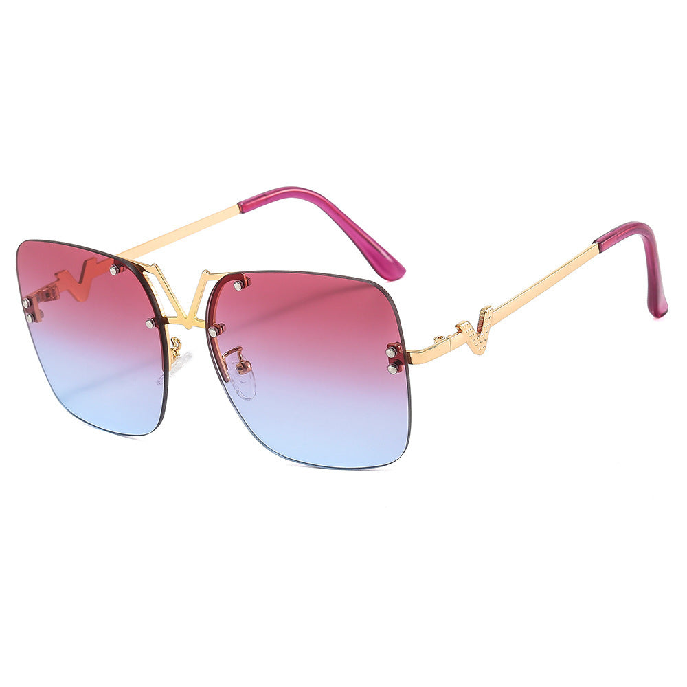 Damen modische Sonnenbrille im stilvollen quadratischen Design Karnz