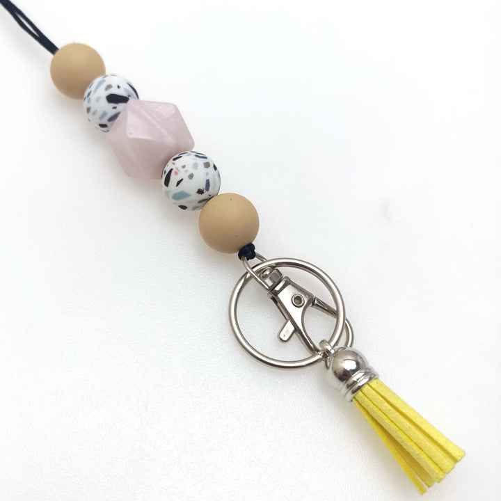 Farbenfrohe Perlen Schlüsselanhänger Halter Karnz