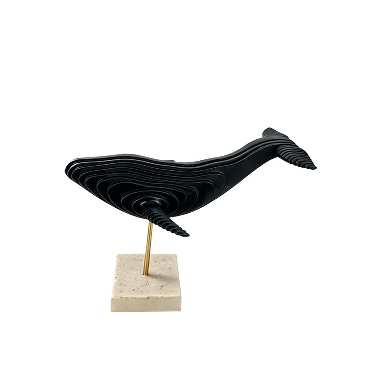Künstlerische Walskulptur