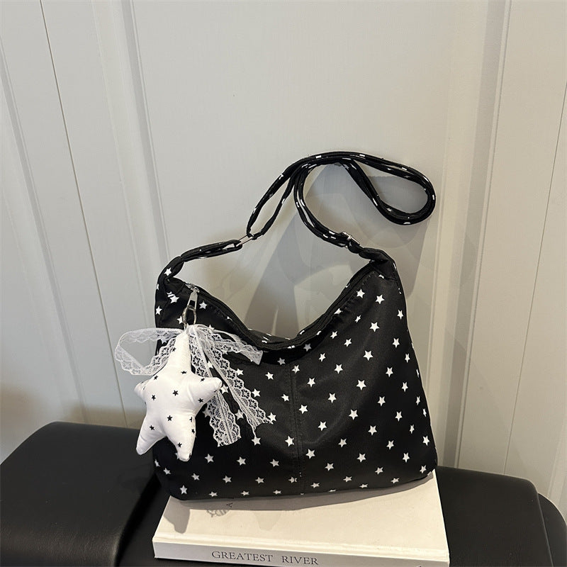 Sternen Druck Schultertasche