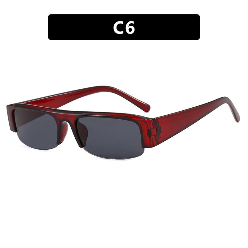 Damen Sonnenbrille im urbanen Stil mit breitem Rahmen und schützendem UV-Filter Karnz