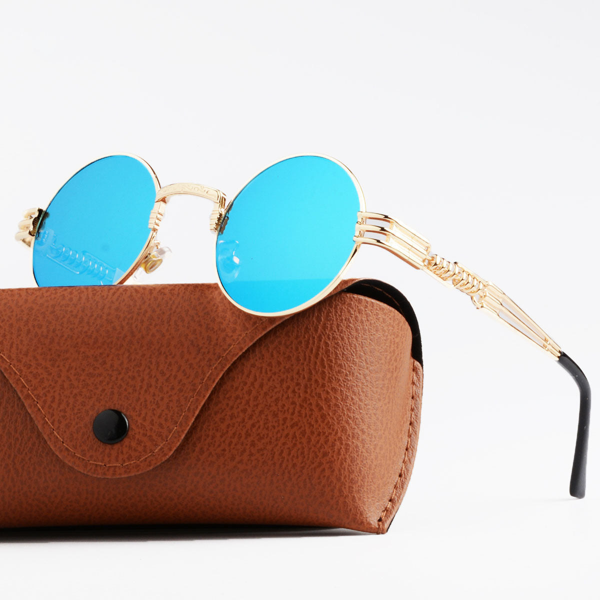 Damen Künstlerische Rundbrille Karnz