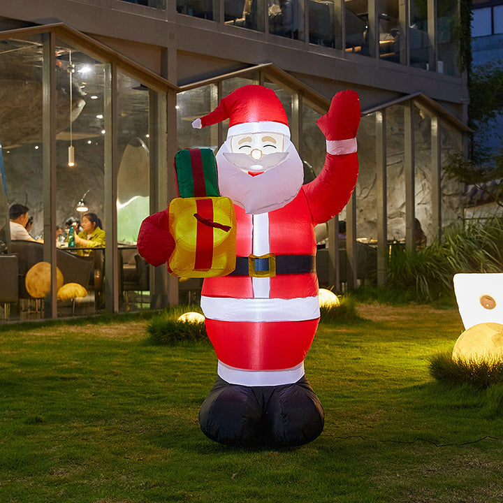 Lustige Weihnachtsmann Kletterfigur Karnz