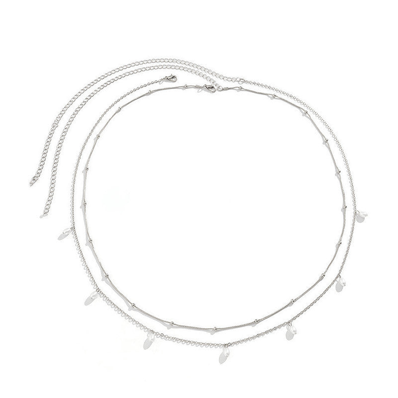 Elegante geschichtete Halskette Karnz