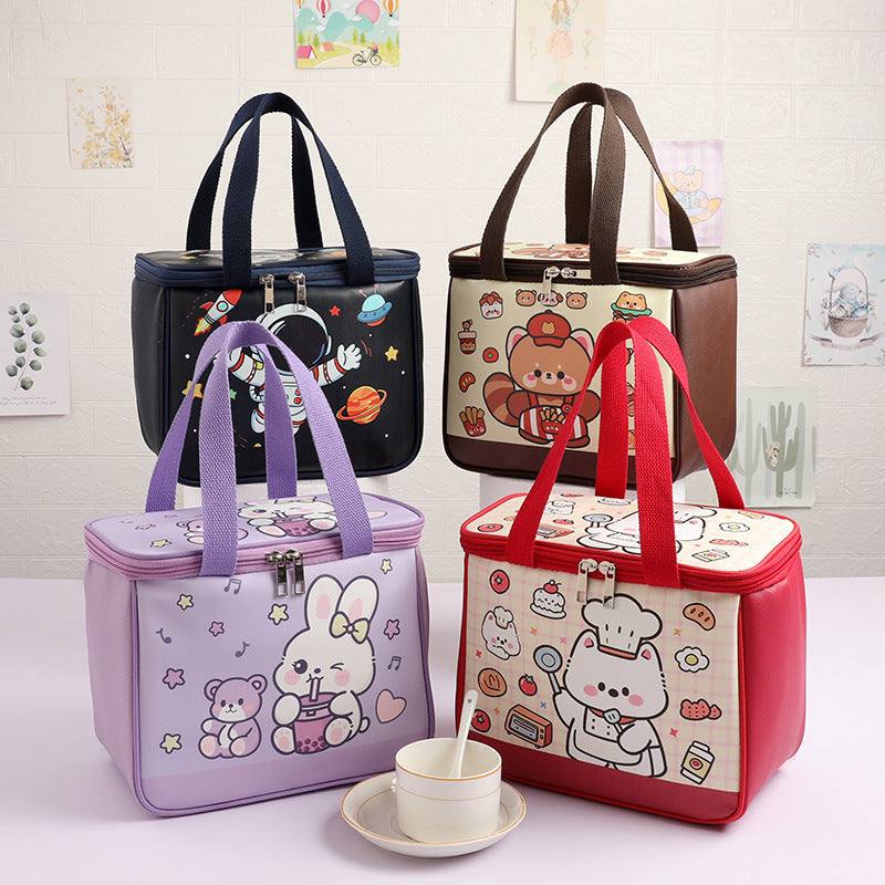 Isolierter Cartoon Lunch Tote Karnz