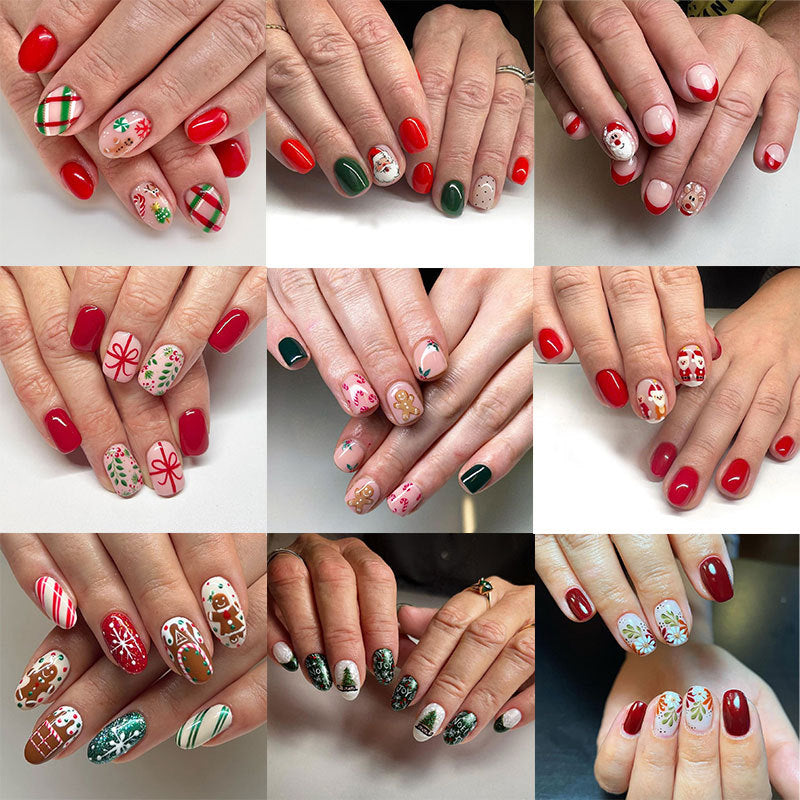 Urlaubs-Themen Press-On Nail Art Karnz