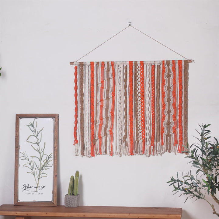 Wandbehang aus geflochtenem Material Karnz