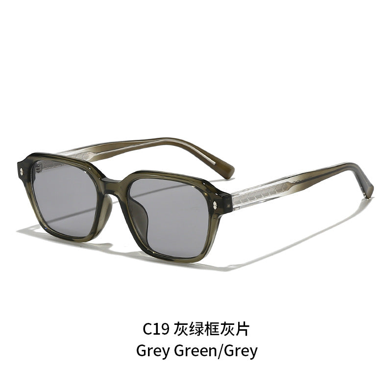 Damen modische Sonnenbrille mit quadratischem Rahmen und UV-Schutz Karnz