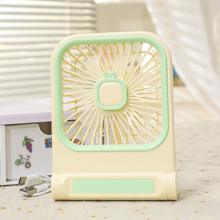 Damen Tragbarer Tischventilator mit niedlichem Katzendesign Karnz