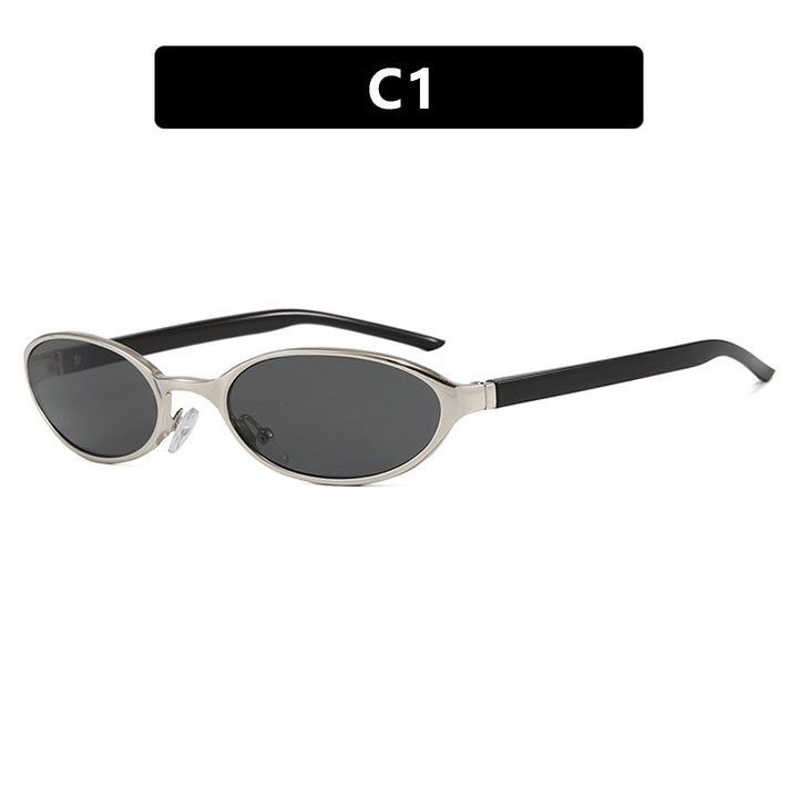 Damen elegante Sonnenbrille mit schützendem UV-Filter und schmalem Rahmen Karnz
