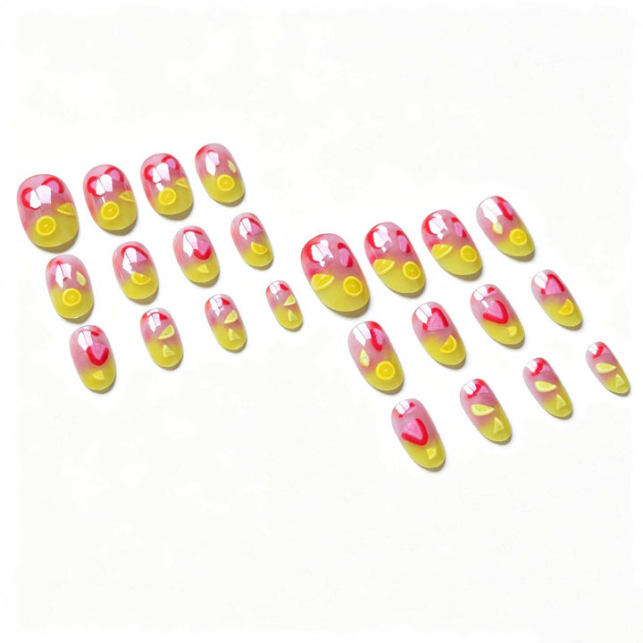 Tropische Früchte Nagelkunst
