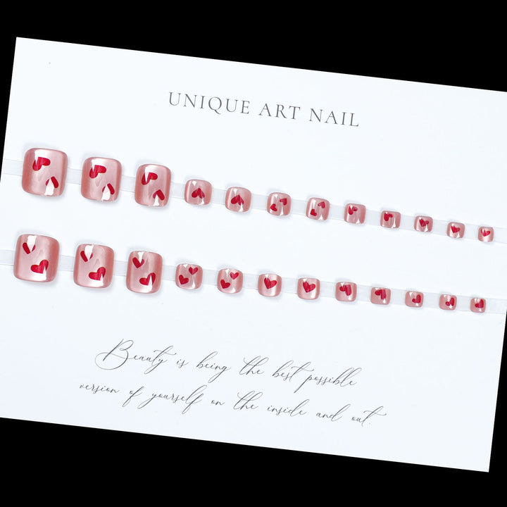 Kreatives Herz-Themen Nagelkunst Set Karnz