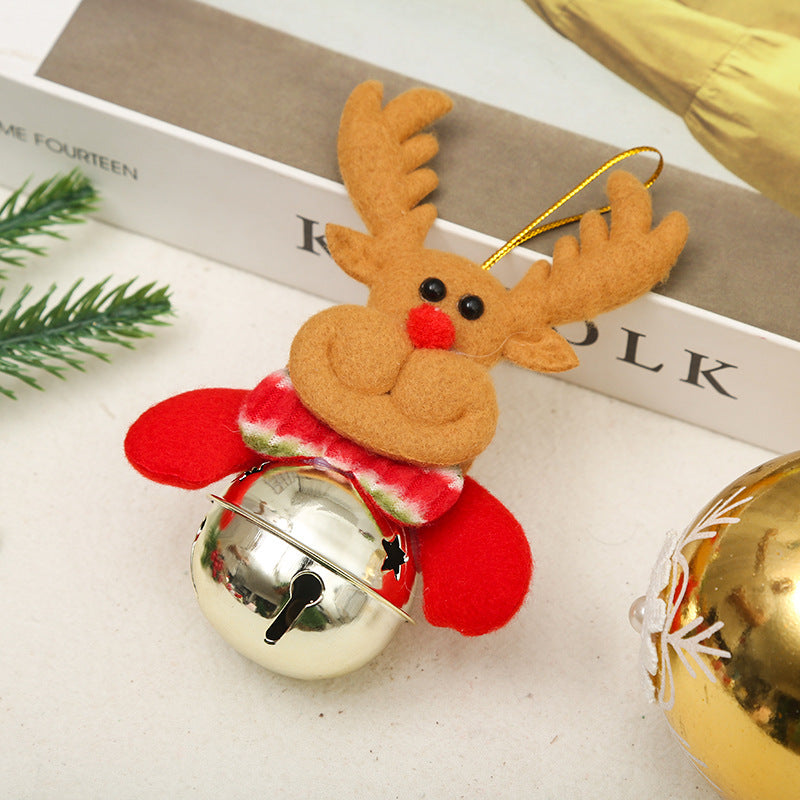 Festliche Weihnachtsglocke mit Santa-Motiv Karnz