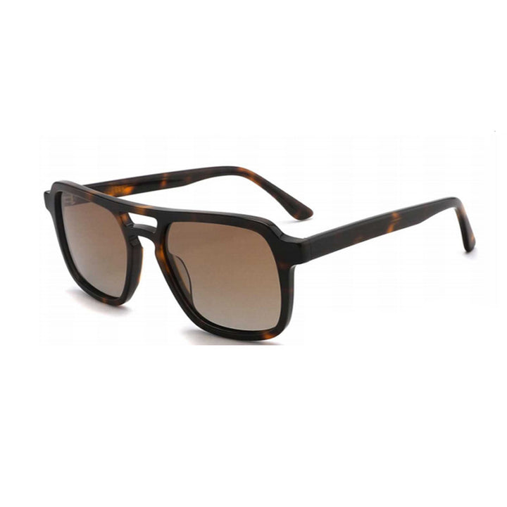 Damen Sonnenbrille mit robustem, stilisierten Kunststoffrahmen und harmonisch verlaufenden Gläsern Karnz
