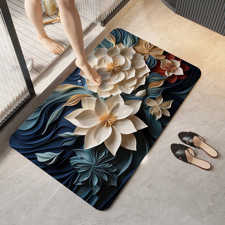 Elegante florale Design-Komfortmatte