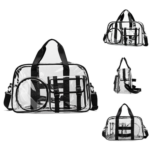 Stylische transparente Sport-Duffle-Tasche