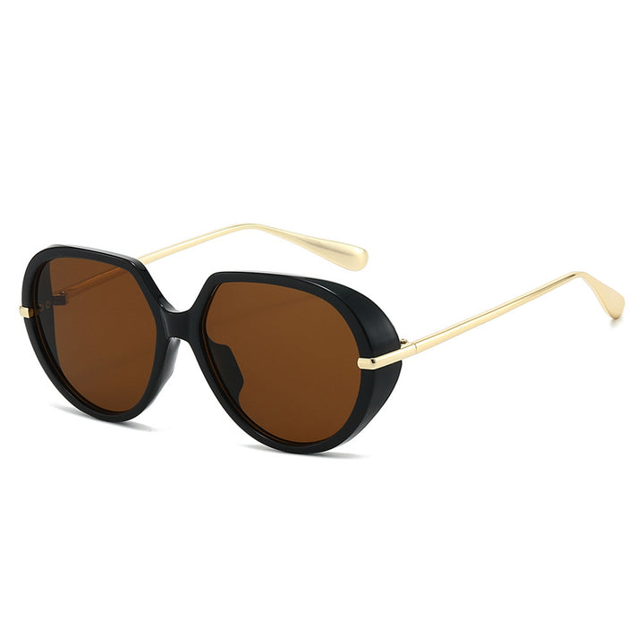 Elegante Übergroße Sonnenbrillen Karnz