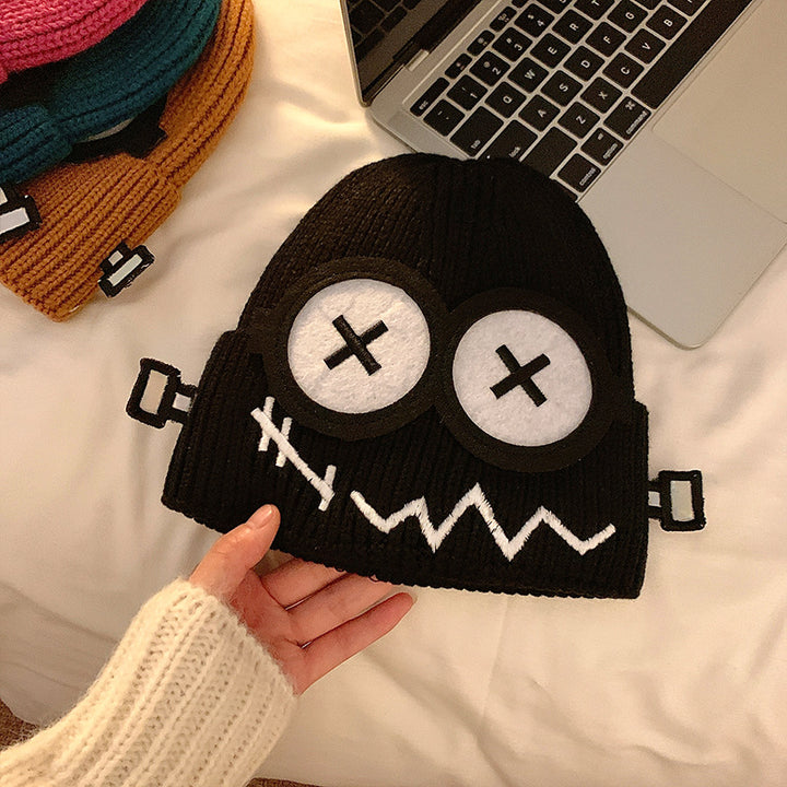 Verspielte Strickmütze