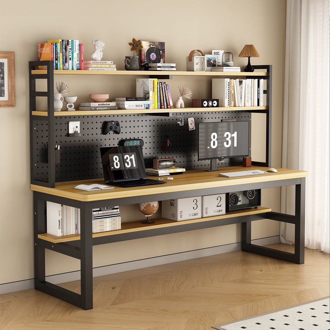 Multifunktionaler Arbeitsbereich mit Regal Karnz
