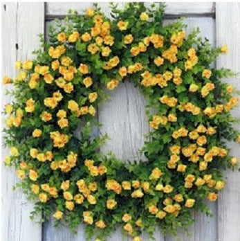 Floraler dekorativer Kranz